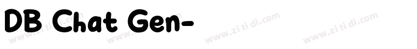 DB Chat Gen字体转换